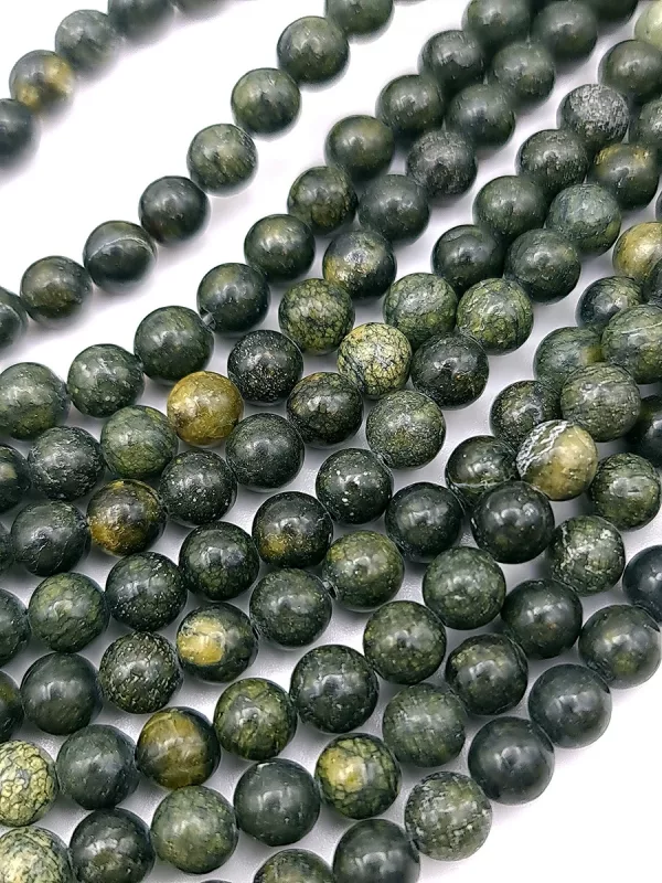 perles serpentine 6mm