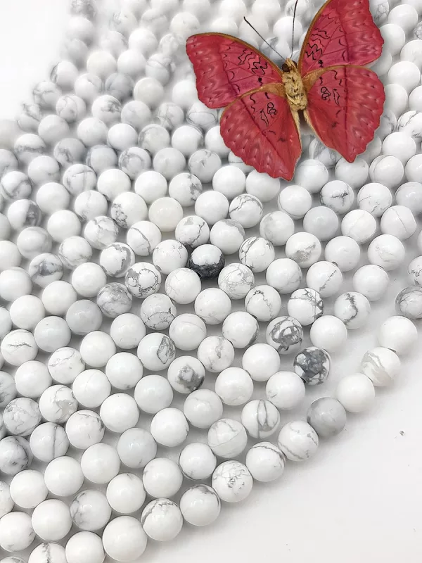 perles howlite 6mm