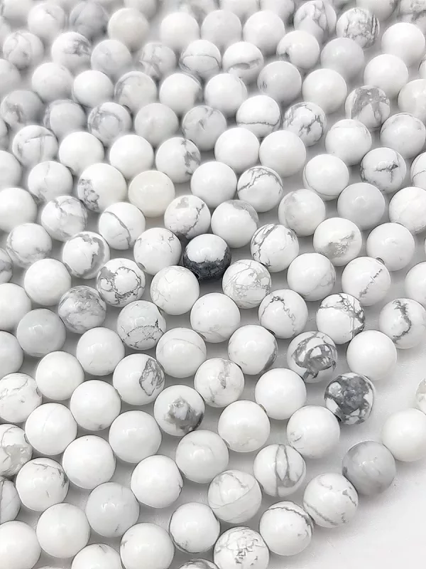 perles howlite 6mm