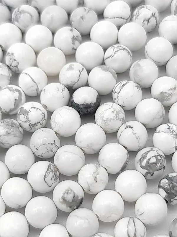 perles howlite 6mm