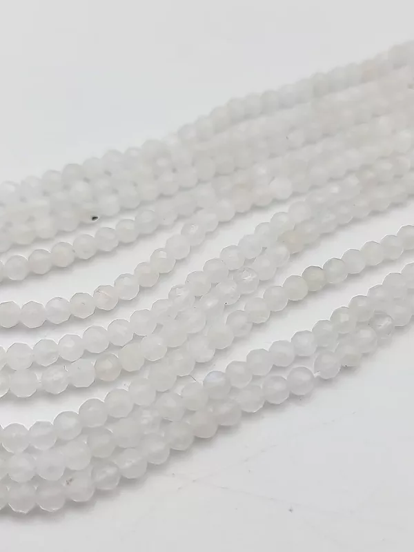 Perles facettés péristérite 3mm