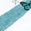 Fil de perles facetté amazonite 3mm
