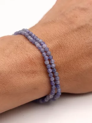 perles tanzanite facetté 3mm