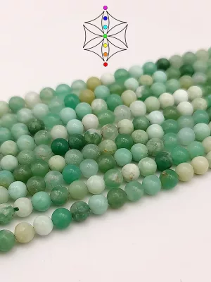 perles chrysoprase AA 4mm - Morning Stone