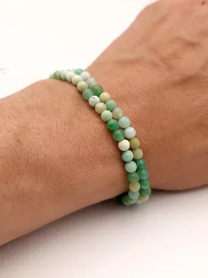 perles chrysoprase AA 4mm - Morning Stone