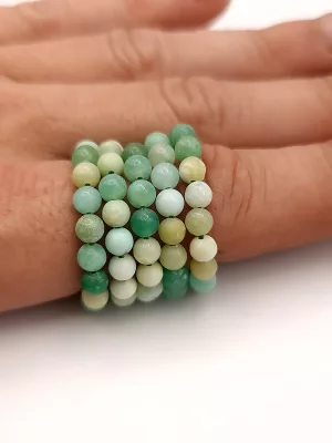 perles chrysoprase AA 4mm - Morning Stone