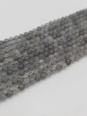 Perles facettés labradorite 4mm