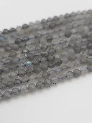 Perles facettés labradorite 4mm