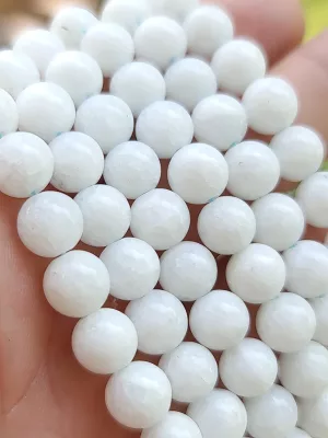 perles quartz blanc 8mm