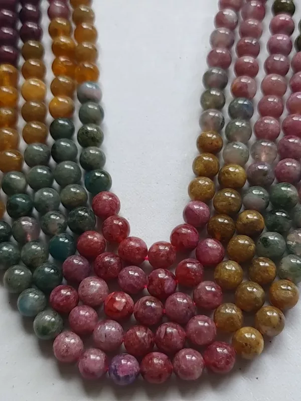 tourmaline multicolore AA 8mm