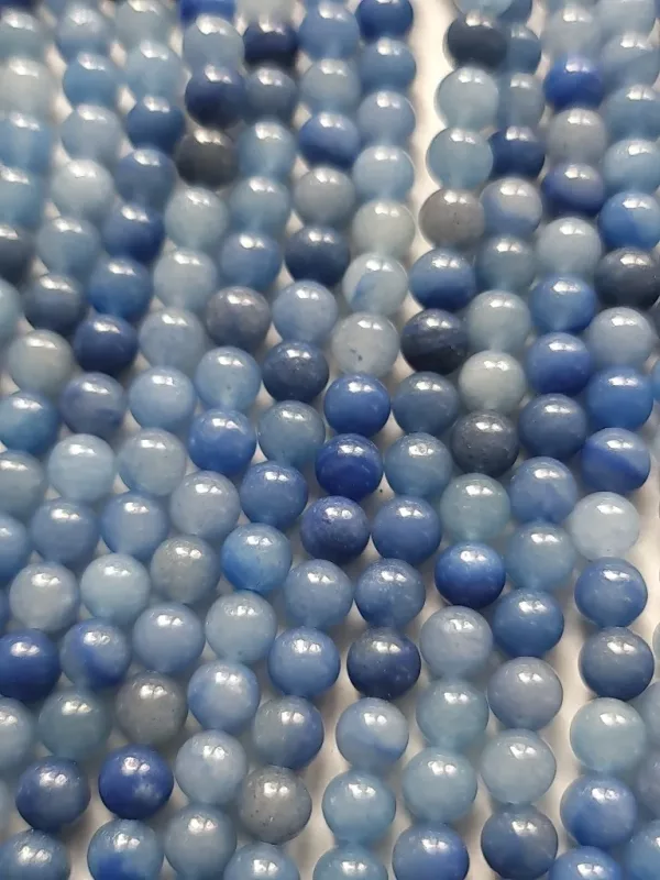 aventurine bleu 6mm