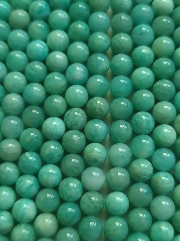 perles amazonite AA 8mm
