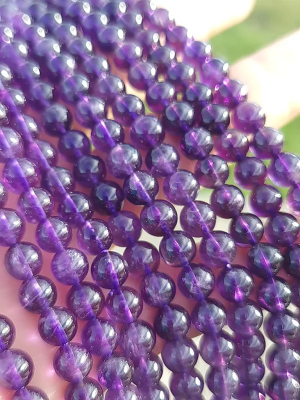 Perles Amethyste AAA 6,5mm