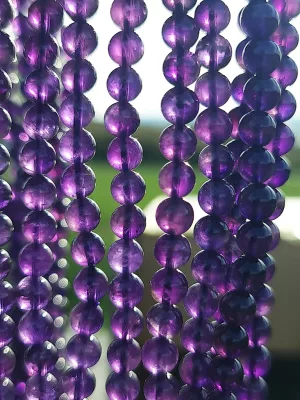 Perles Amethyste AAA 6,5mm