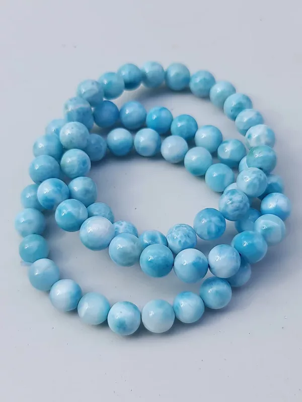 Perles Larimar AAA 8,5mm