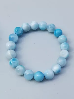 Perles Larimar AAA 10,5mm