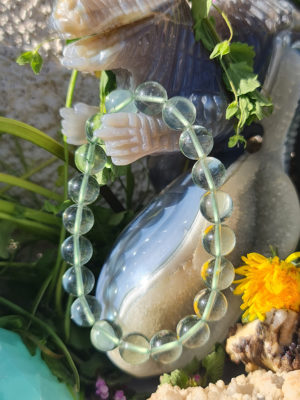 bracelet perle fluorite