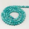 perles facetté amazonite 4mm