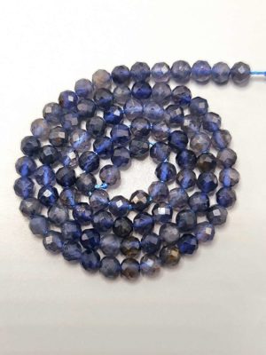 Perles facettés iolite 4mm