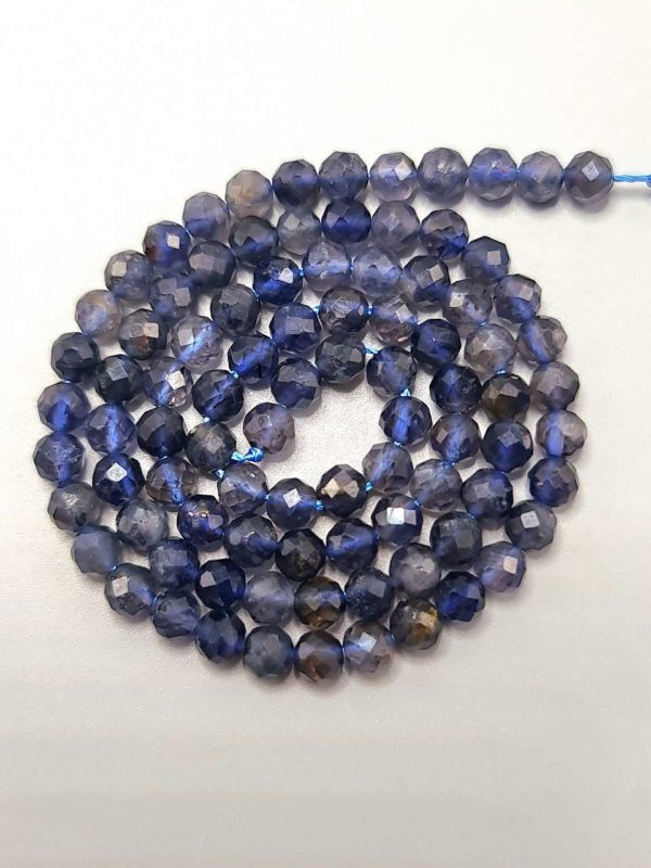 Perles facettés iolite 4mm