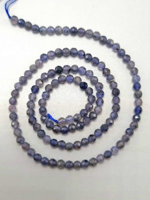 Perles facettés iolite 3mm