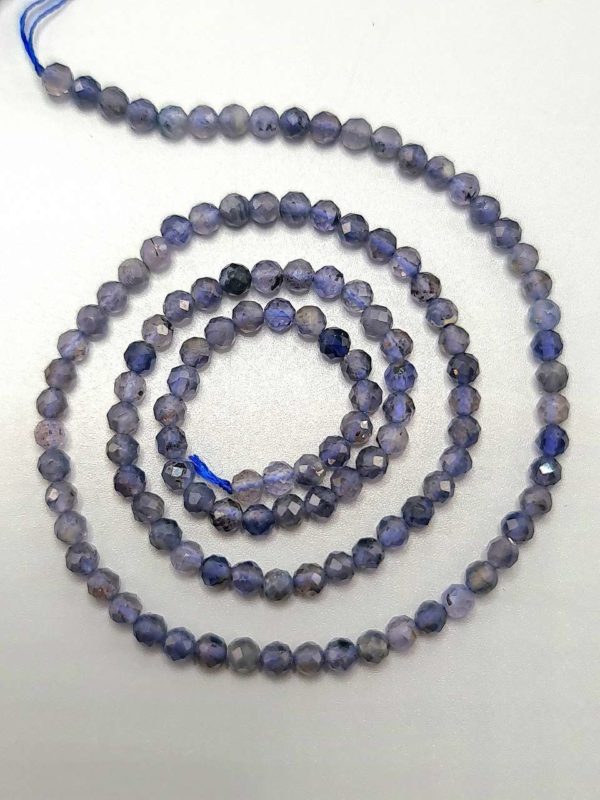 Perles facettés iolite 3mm