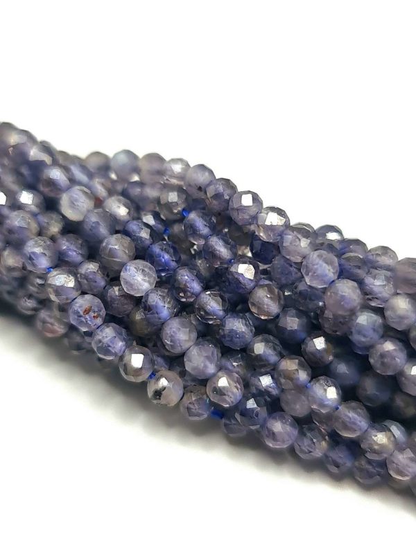 Perles facettés iolite 3mm