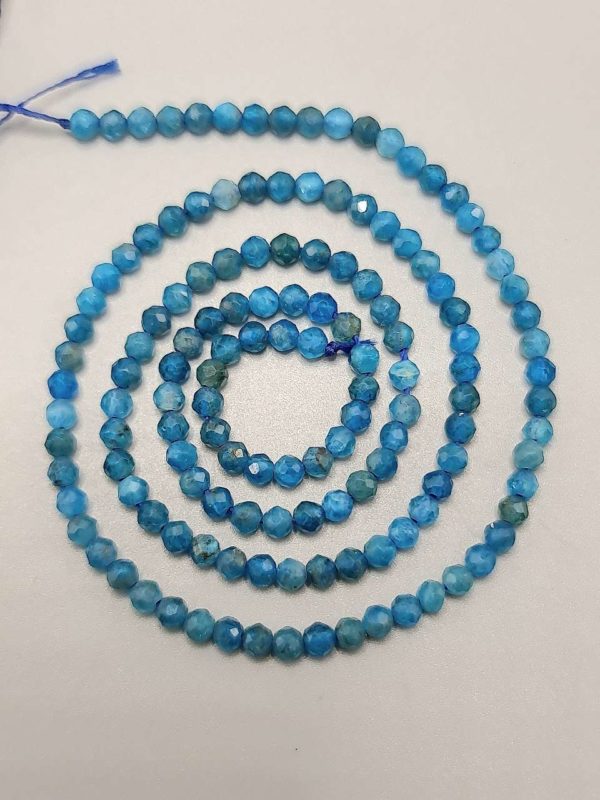 perles apatite facettée 3mm