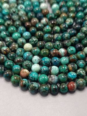 perles chrysocolle 6mm