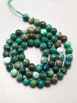 perles chrysocolle 6mm