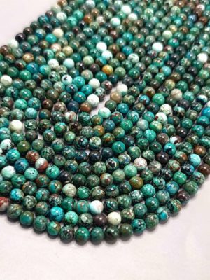 perles chrysocolle 6mm