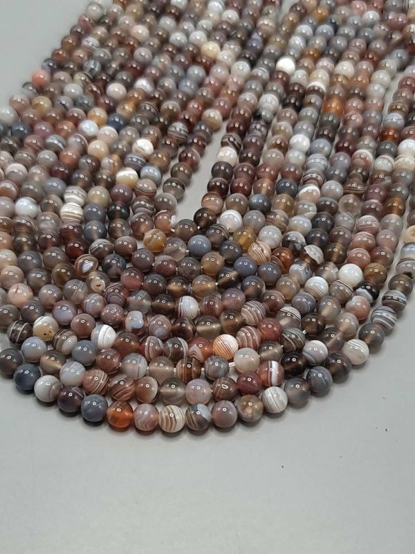 perles rondes agate botswana 6mm