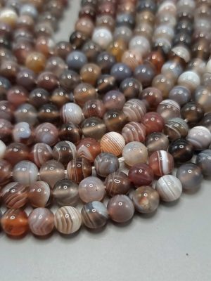 perles rondes agate botswana 6mm