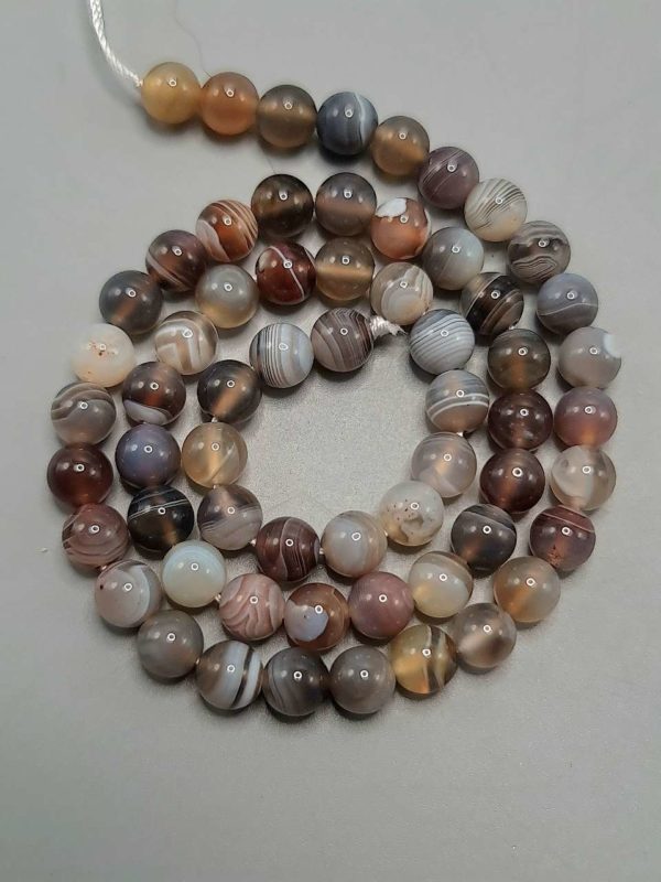 perles rondes agate botswana 6mm