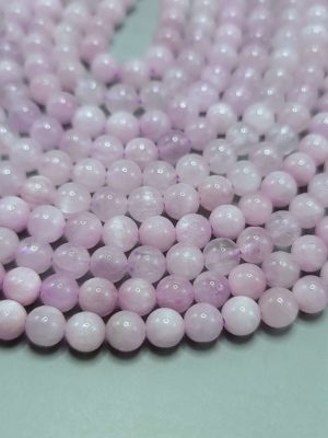 perles kunzite AA 6mm