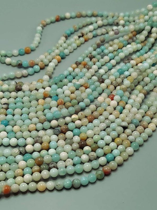 amazonite multicolore 6mm