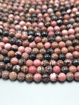 perles rhodonite 6mm