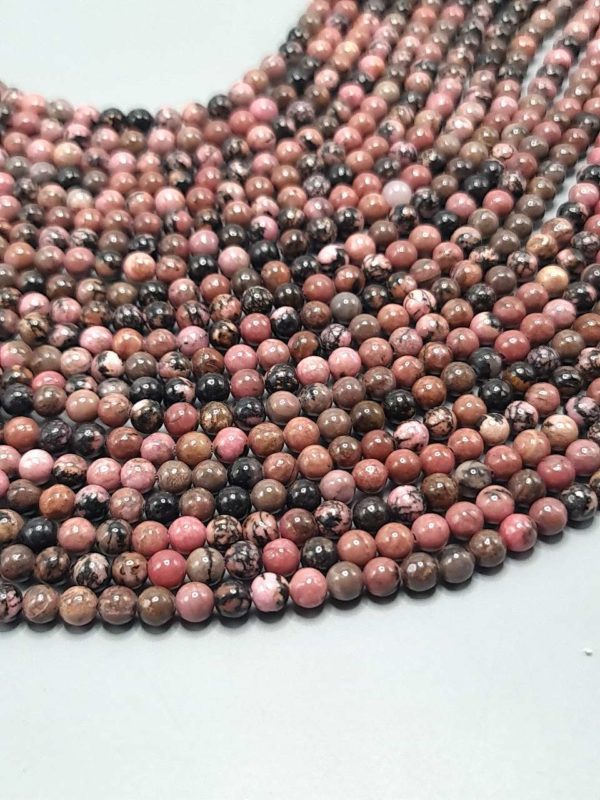 perles rhodonite 8 mm