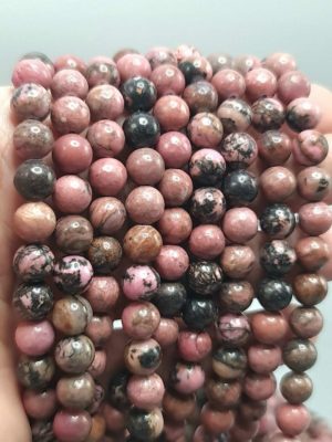 perles rhodonite 8 mm