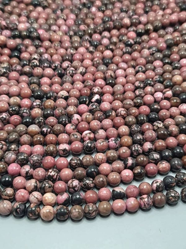 perles rhodonite 8 mm