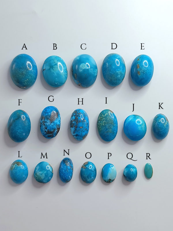 Cabochon turquoise d'iran