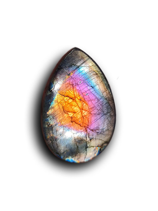 cabochon de Labradorite multicolore