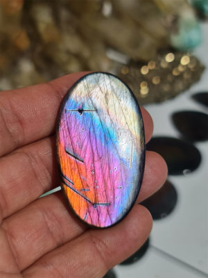 cabochon de Labradorite multicolore