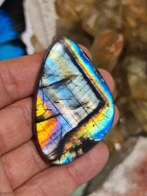 cabochon de Labradorite multicolore