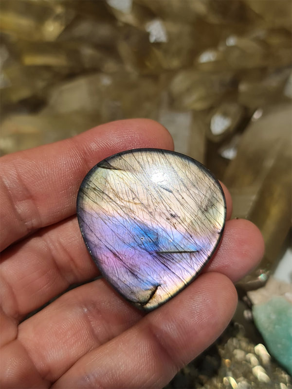 cabochon de Labradorite multicolore