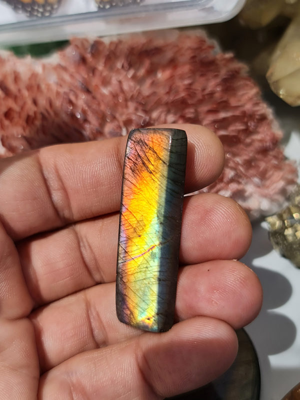 Cabochon de Labradorite multicolore