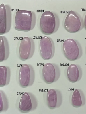Cabochon kunzite - ref : kunzite01