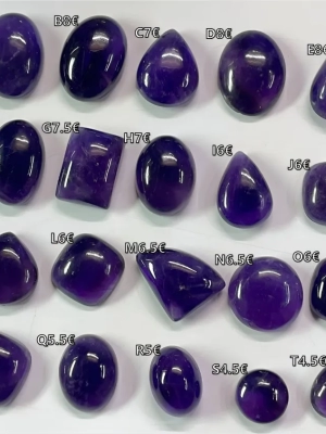 cabochon amethyste AA - ref : amethysteAA01