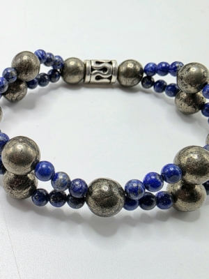 Bracelet clarté mentale lapis lazuli pyrite