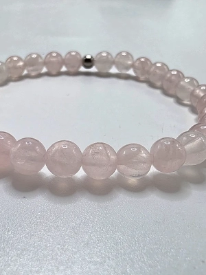 Bracelet confiance en soi quartz rose